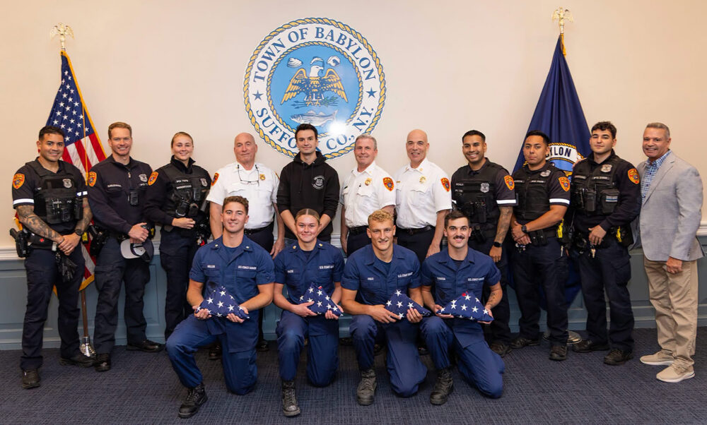 Town of Babylon Honors Rescuers Who Helped Save Off-Duty Officer